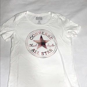 White Converse short sleeve tee, like new
